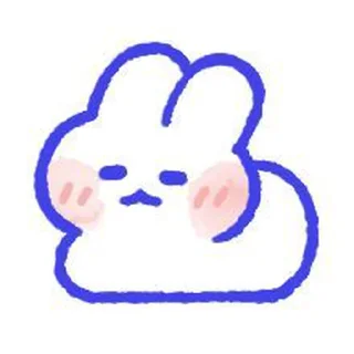 🙂 emoji Kawaii bunnie 🎀 Telegram sticker 3 of 34