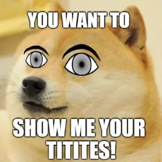 🙂 emoji Doge AF ~ @Celestesapien Telegram sticker 6 of 39