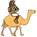 🐪 emoji $SHEZMU by @ArmanKendrickMegs Telegram sticker 14 of 20