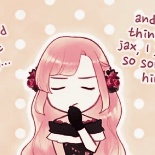 🗯 emoji 𒀭. @fckmne ฅ ࣪ ˖ @eunmillhan %!? Telegram sticker 22 of 90