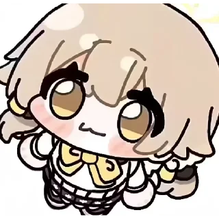💖 emoji 💖浮士德ヒフミ💖 @DimensionID Telegram sticker 21 of 105