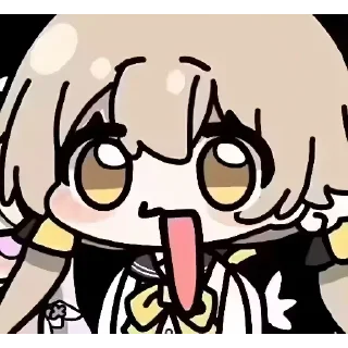 😧 emoji 💖浮士德ヒフミ💖 @DimensionID Telegram sticker 23 of 105