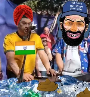 🇮🇳 emoji Jew Fags Telegram sticker 20 of 39
