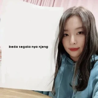 😼 emoji seulgi mager ngetik - @PIYYARRYJIN Telegram sticker 15 of 48