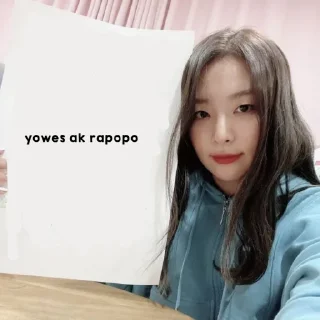 😼 emoji seulgi mager ngetik - @PIYYARRYJIN Telegram sticker 23 of 48