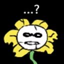 😧 emoji FLOWEY Telegram sticker 10 of 13
