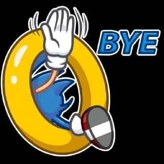 👋 emoji The Blue Blur Telegram sticker 20 of 120