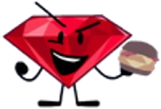 🍔 emoji Ruby Pack Full Telegram sticker 8 of 84