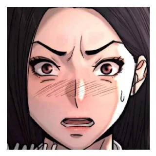 😶 emoji Baek Chaerin Telegram sticker 9 of 16