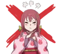 🙅 emoji Moody Girl 4 Telegram sticker 9 of 41