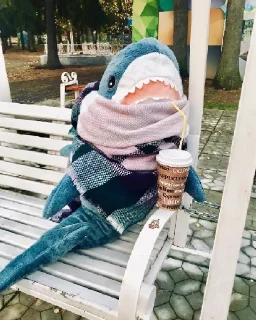 ☕️ emoji IKEA鯊魚🦈 Telegram sticker 1 of 52