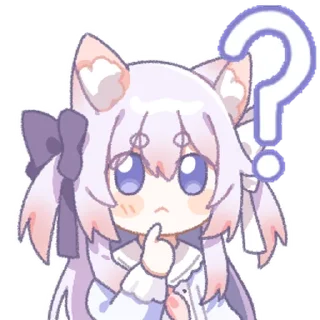 🤔 emoji 绫月乃萝01 @zhaxia_cn Telegram sticker 19 of 112