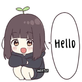 Sticker from 月、