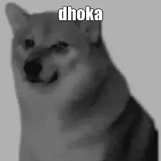 😔 emoji @Darbar07 doge pack Telegram sticker 15 of 72