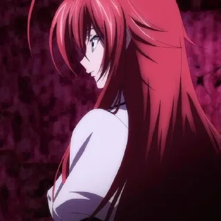 🐽 emoji rias gremory 🐽 || by @Hizumistickersid Telegram sticker 19 of 31