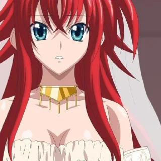 🐽 emoji rias gremory 🐽 || by @Hizumistickersid Telegram sticker 7 of 31