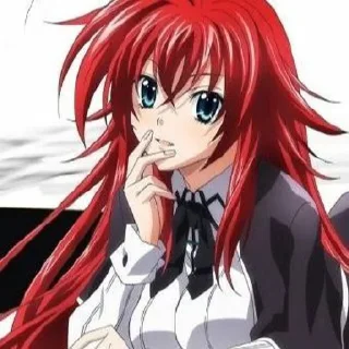 🐽 emoji rias gremory 🐽 || by @Hizumistickersid Telegram sticker 18 of 31