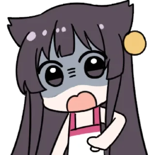😨 emoji 蛆音娘 Telegram sticker 6 of 20