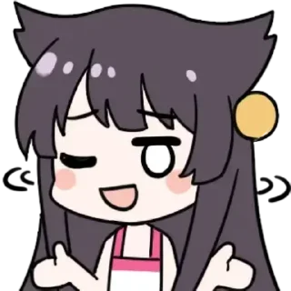 🤷 emoji 蛆音娘 Telegram sticker 16 of 20
