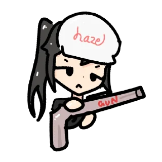 🔫 emoji .. Telegram sticker 15 of 38