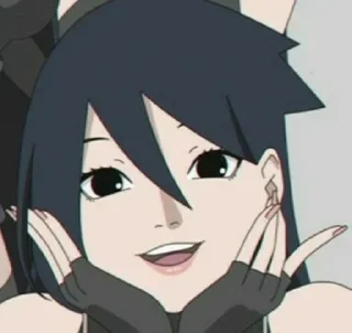 ❤️ emoji Kiyomi uchiha ┈➤ @anime_stickerspack Telegram sticker 18 of 21