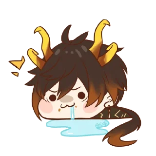 🤤 emoji Genshin Impact Drool Telegram sticker 14 of 31