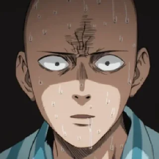 😳 emoji One Punch Man Telegram sticker 14 of 17