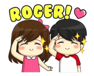 👋 emoji Lovely Couple @Stickersey Telegram sticker 23 of 24