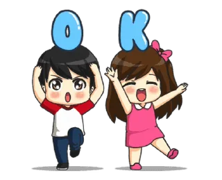 👌 emoji Lovely Couple @Stickersey Telegram sticker 20 of 24