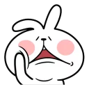 😫 emoji Spoiled Rabbit Face Telegram sticker 5 of 113