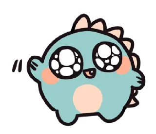 💚 emoji Cozy The Dino Telegram sticker 5 of 25