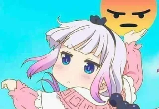 😡 emoji 3's animemes Telegram sticker 15 of 45