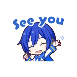 💙 emoji KAITO Stamps! @ProjectSekaiSticker - @iintoTheNight Telegram sticker 8 of 12
