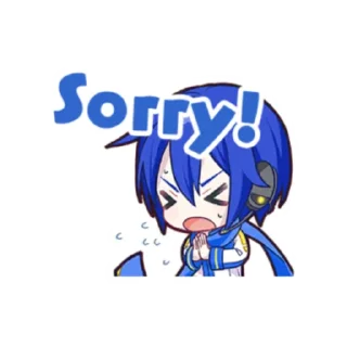 💙 emoji KAITO Stamps! @ProjectSekaiSticker - @iintoTheNight Telegram sticker 7 of 12