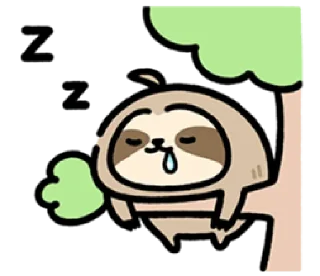 Sticker from crown the sloth | @cutestickers4you