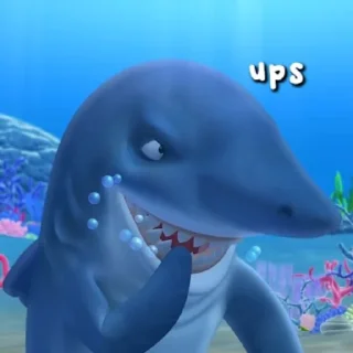 🦈 emoji when megalodon said . . . @stikergifpororo Telegram sticker 9 of 40
