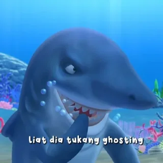 🦈 emoji when megalodon said . . . @stikergifpororo Telegram sticker 10 of 40