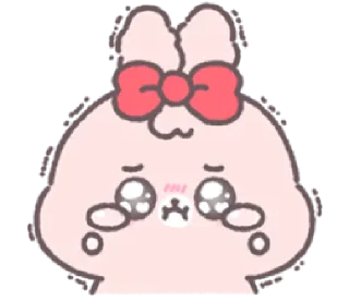 Sticker from baby rabbit shuu | @cutestickers4you