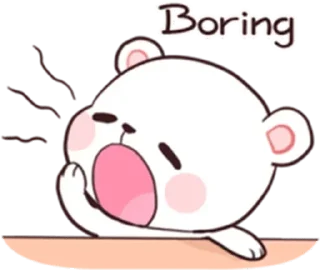 🥱 emoji @Opstickerpacks 💖Milk & mocha 🌟🌸 Telegram sticker 18 of 35