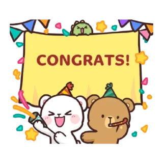 🥳 emoji @Opstickerpacks 🌟Milk & Mocha 💖💫 Telegram sticker 18 of 25
