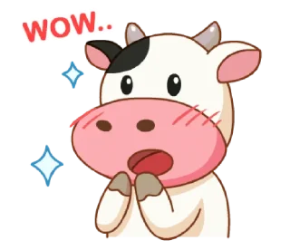 😟 emoji Momo cow vol. 2 @noustiker Telegram sticker 15 of 41