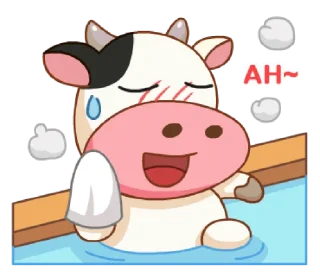 😪 emoji Momo cow vol. 2 @noustiker Telegram sticker 17 of 41