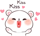 😘 emoji Bears in Love Telegram sticker 23 of 40