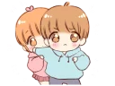 💑 emoji Sticker of a boy and a girl @stickerscar Telegram sticker 12 of 72