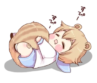 😊 emoji Boy of a squirrel @bistic Telegram sticker 7 of 40
