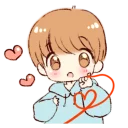 ❤️ emoji Sticker of a boy and a girl @stickerscar Telegram sticker 19 of 72