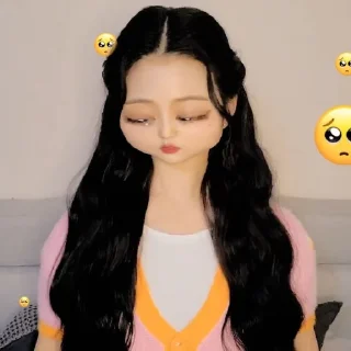🥺 emoji wonyoung :: @stikerkece Telegram sticker 24 of 25