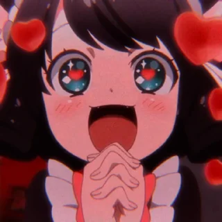 🍒 emoji CUTE ANIME @GOTHICQUCCN Telegram sticker 13 of 27