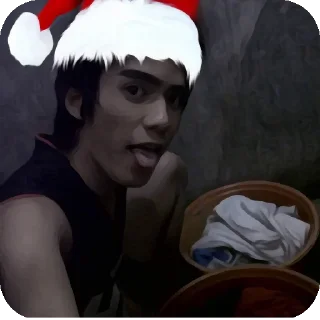🎢 emoji kuro christmas edition stickers. Telegram sticker 14 of 41