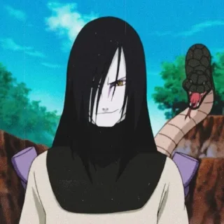 🖤 emoji Orochimaru @stickers_clan Telegram sticker 13 of 39